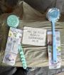 Picture of Long Handle Bath Brush Silicone Back Scrubber Silicone Body brush Shower Bath Brush